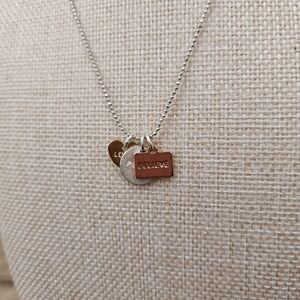 American Eagle Outfitters Silver and Gold Charm Necklace